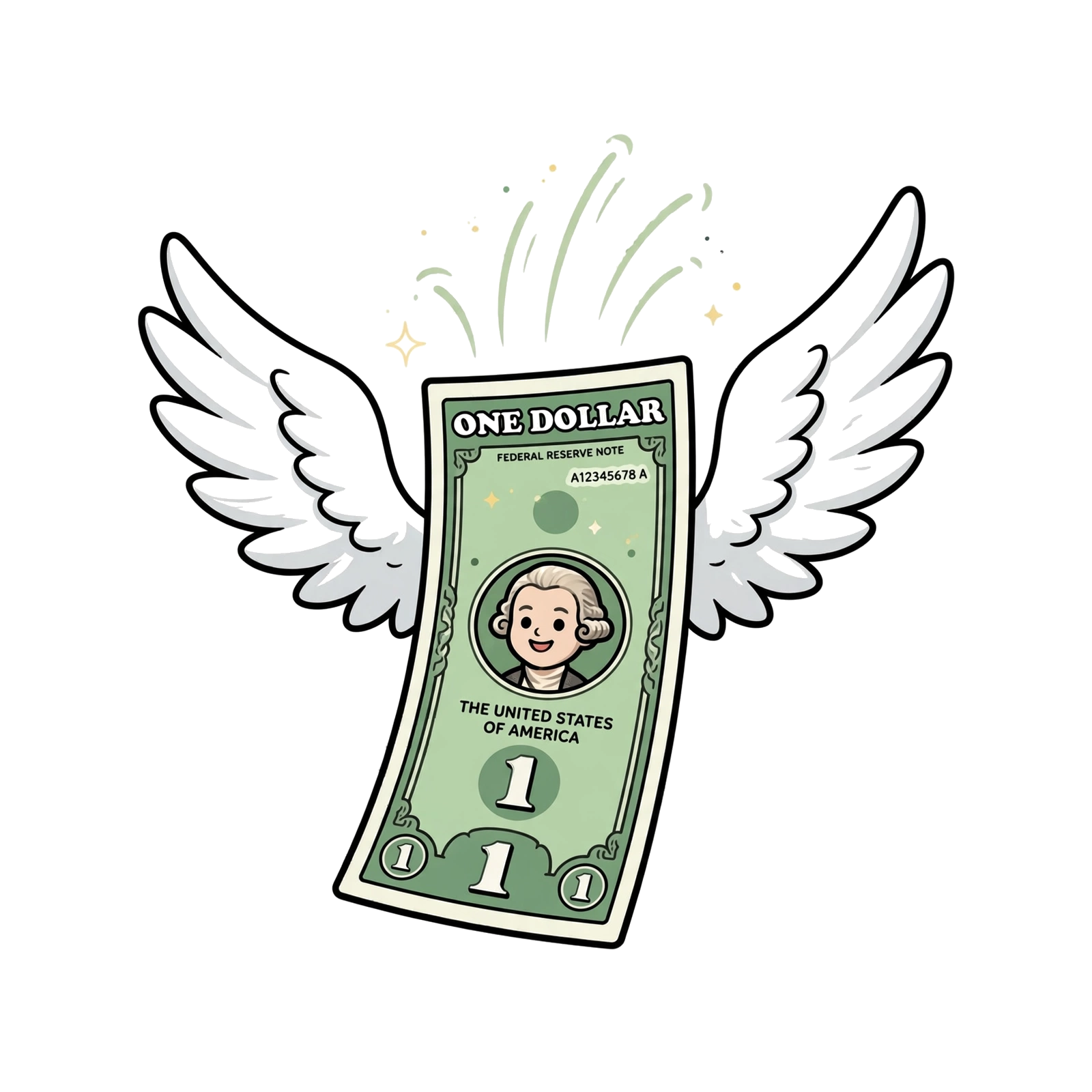 Flying money